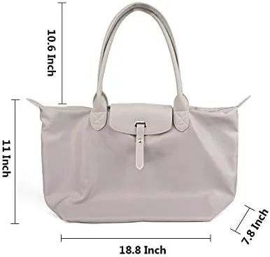 18.8 Inch Womens Handbag Waterproof Satchel Purse Handbag, Tote Bag for Women
