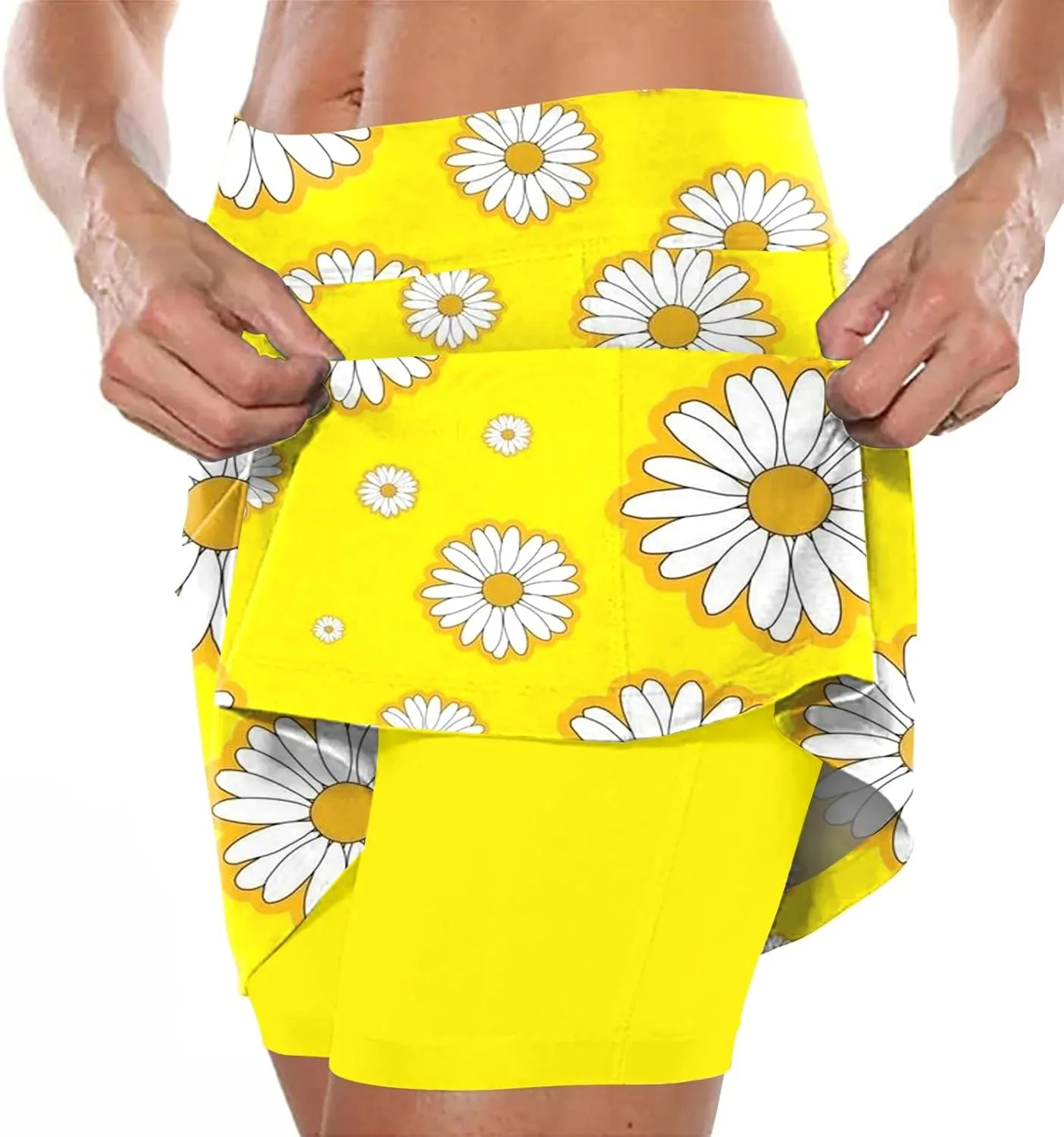 22 inch Golf Skirts for Women Tummy Control Pleated Tennis Skorts for Women Running Shorts for Women high Waisted 7