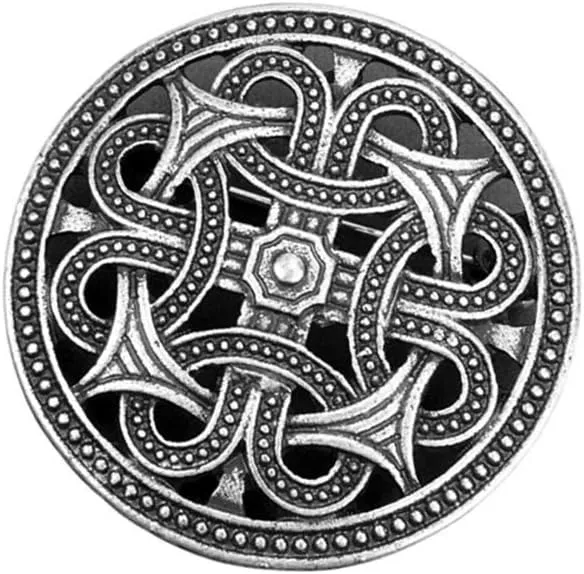 Acxico 1Pcs Vintage Medieval Norse Viking Shield Brooches Pin Retro Alloy Brooch Cloak Shawl Pin Lapel Pin Sweater Accessories