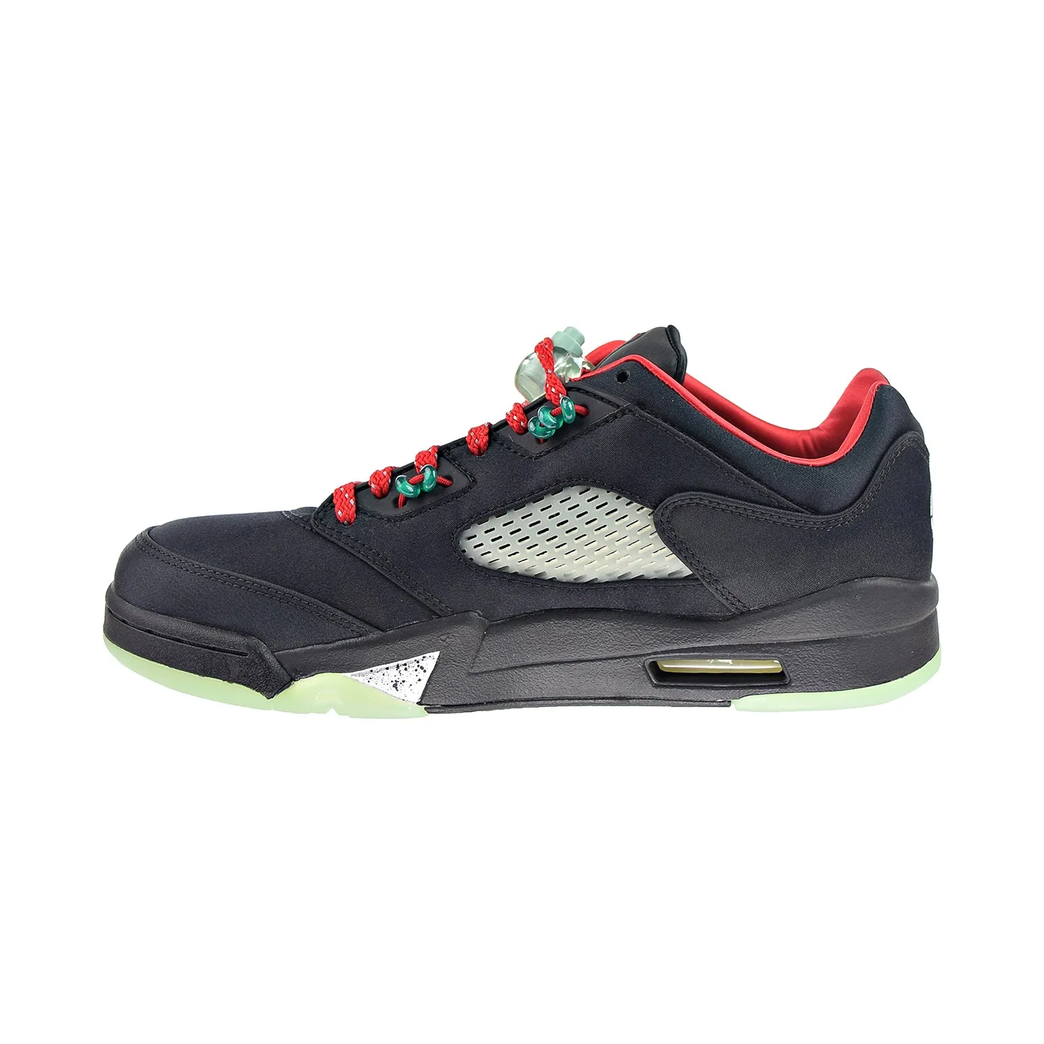 Air Jordan 5 Retro Low x CLOT Men's Shoes Black-Anthracite