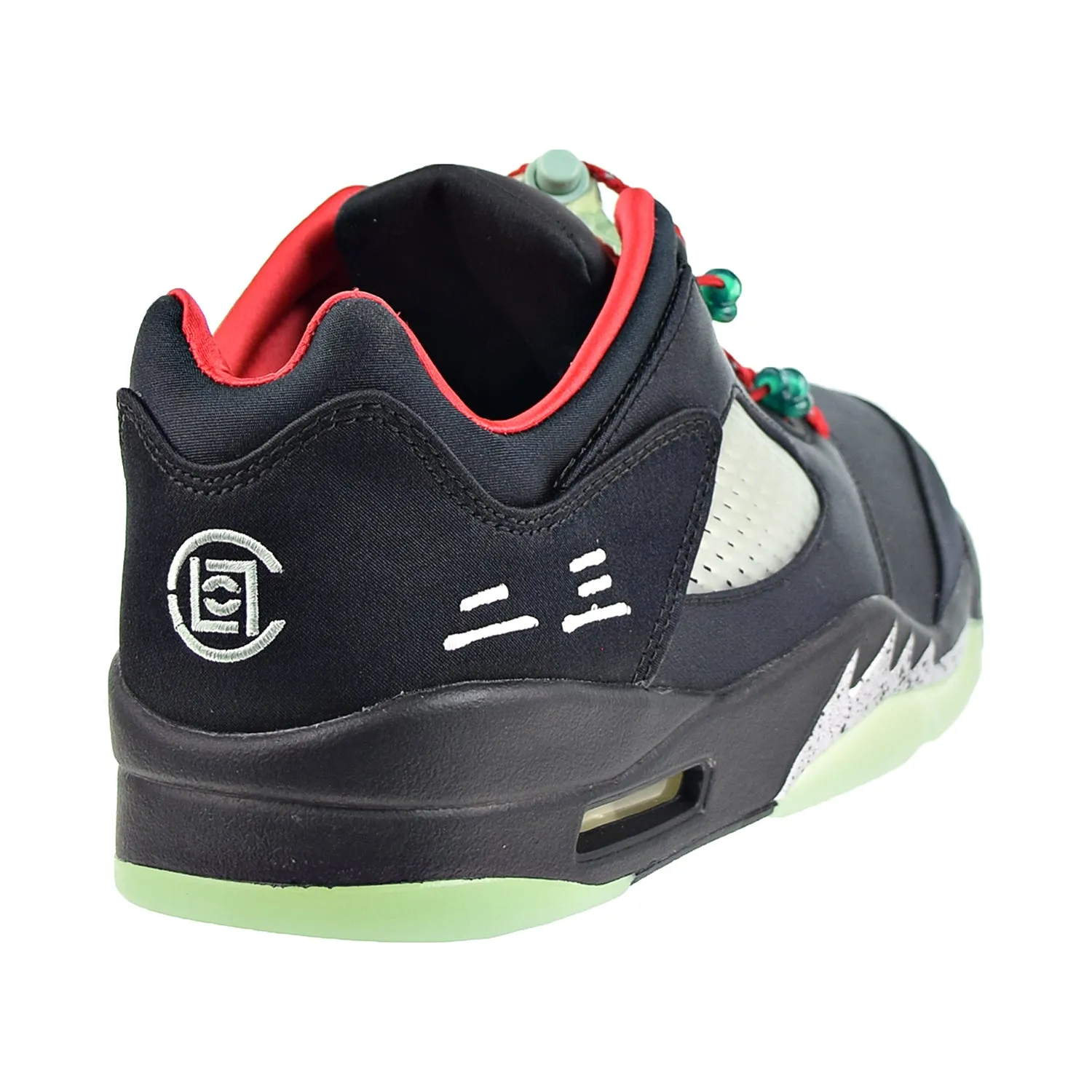 Air Jordan 5 Retro Low x CLOT Men's Shoes Black-Anthracite