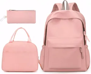 Basic College Backpack for Men and Women Casual Daypack Travel Backpack with Simple Style for Work