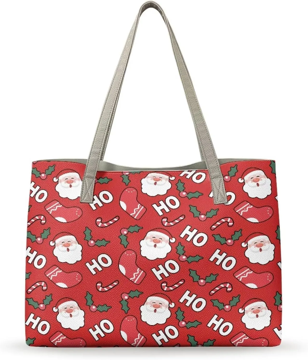 Belidome Tote Bag for Women Travel Work Handbags PU Leather, Lightweight Waterproof Big Capacity with Inside Pockets
