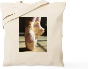 CafePress Ballerina Tote Bag Reusable Natural Beige Canvas Shopping Bag