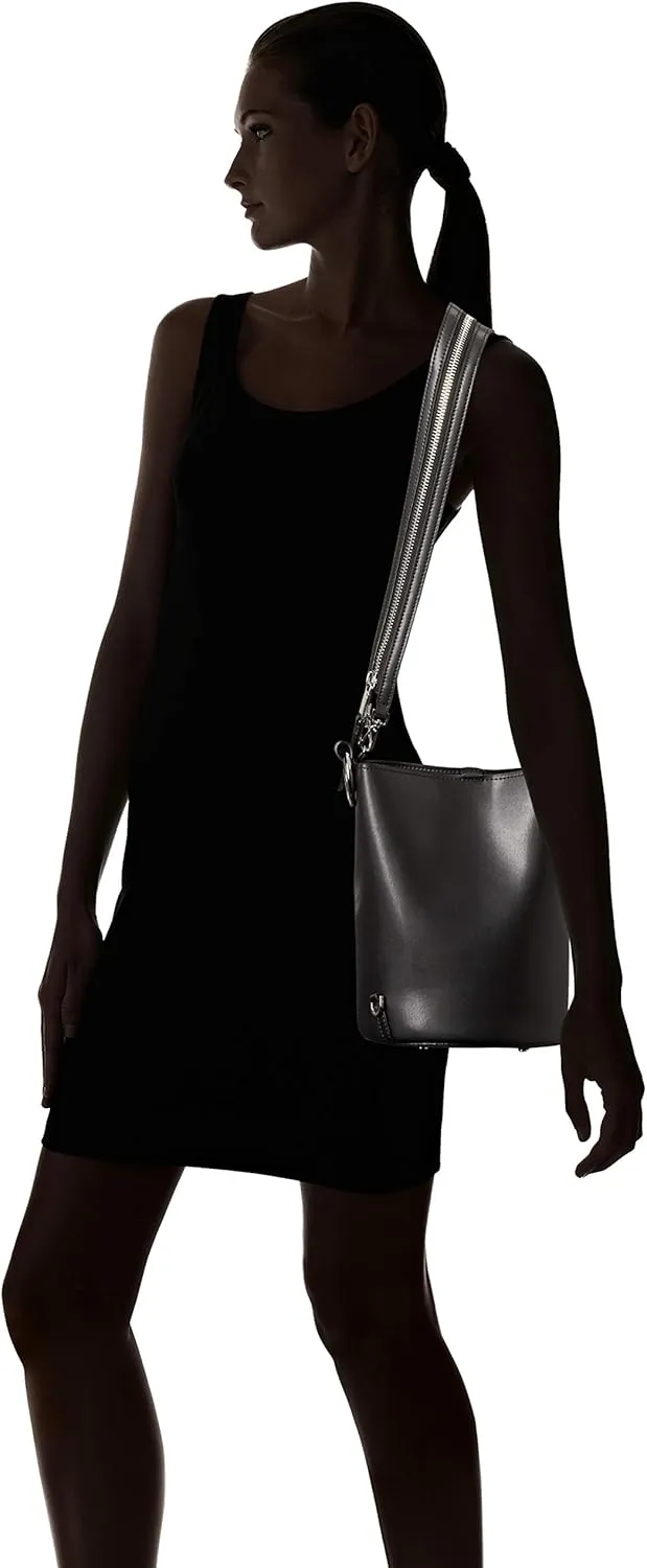 Calvin Klein Karsyn Nappa Leather 3 in 1 Convertible Bucket