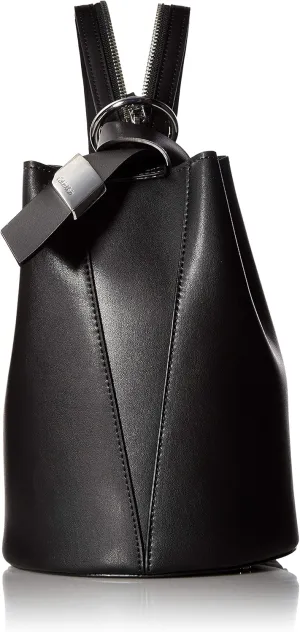 Calvin Klein Karsyn Nappa Leather 3 in 1 Convertible Bucket