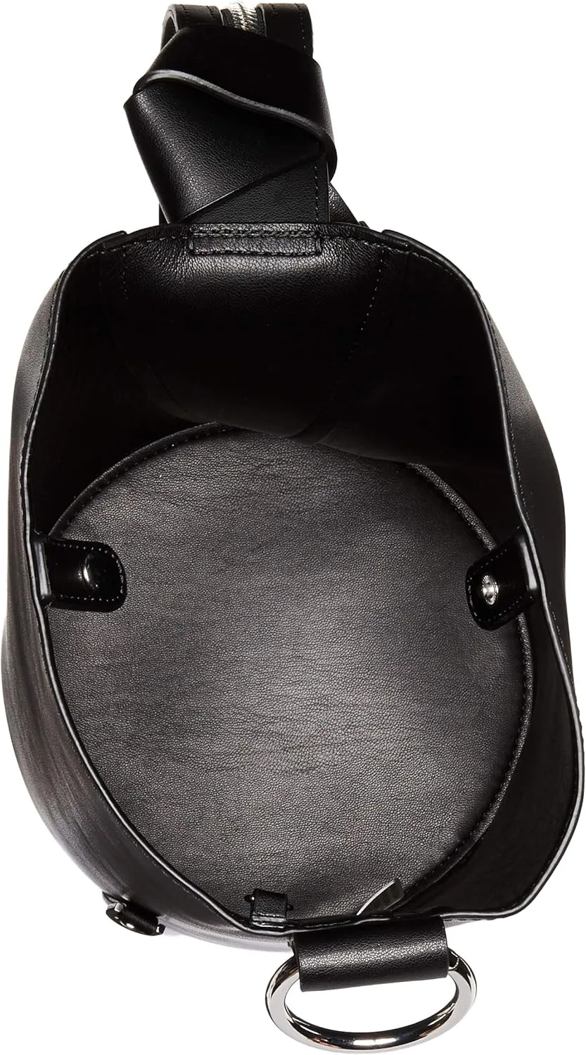Calvin Klein Karsyn Nappa Leather 3 in 1 Convertible Bucket