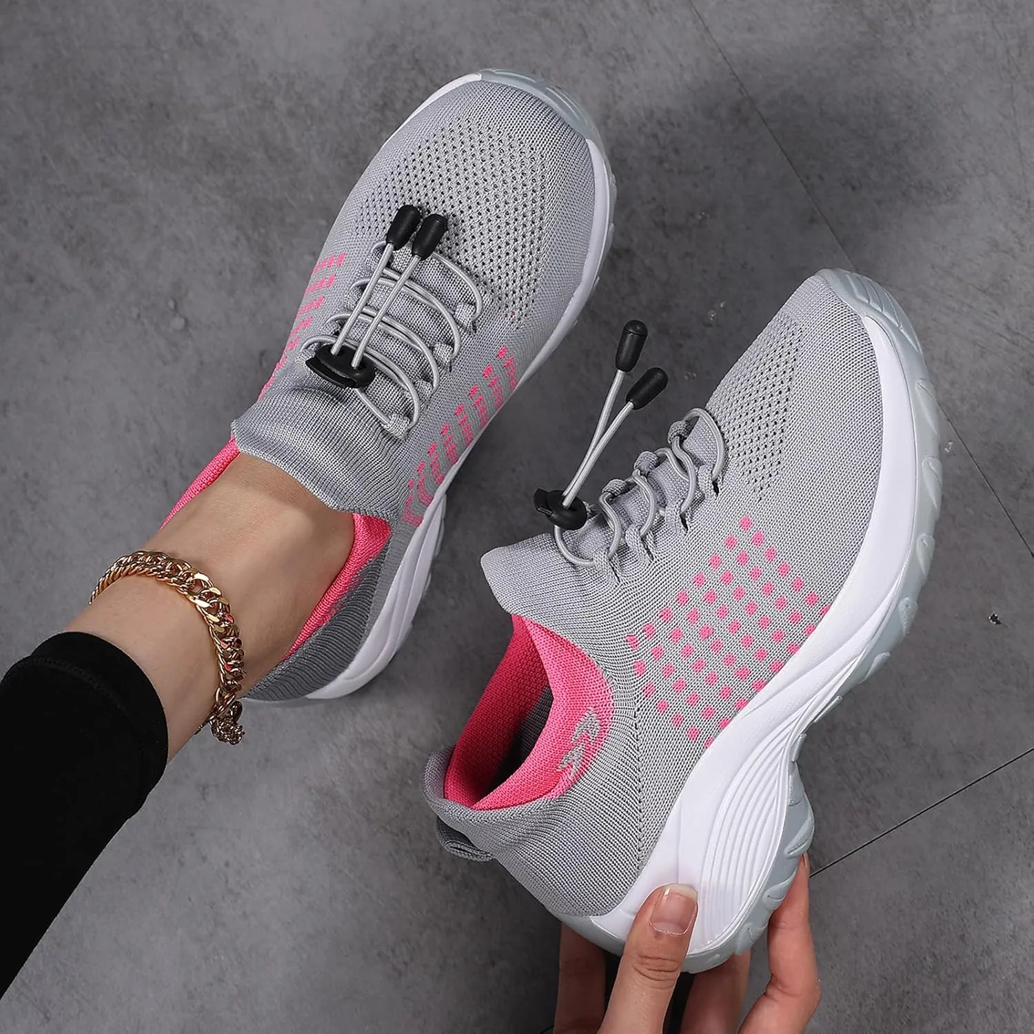Comfort Wear Shoes for Women Men Fashion Comfortwear Orthopedic Shoe Ortho Breathable Shoes for Plantar Fasciitis Air Cushion Slip-On Orthopedic Diabetic Walking Shoes Orthofeet Sneakers