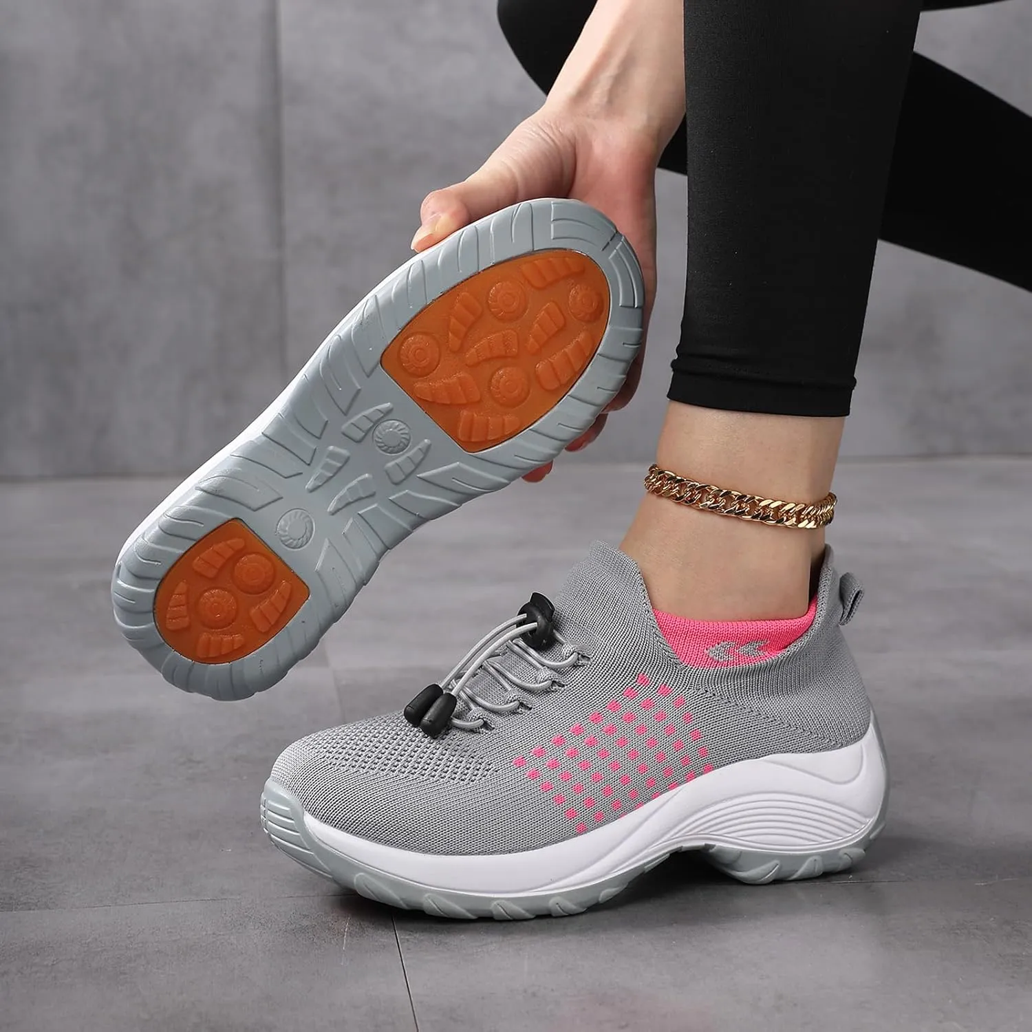Comfort Wear Shoes for Women Men Fashion Comfortwear Orthopedic Shoe Ortho Breathable Shoes for Plantar Fasciitis Air Cushion Slip-On Orthopedic Diabetic Walking Shoes Orthofeet Sneakers