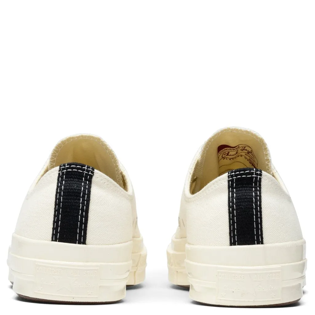 Converse x Comme Des Garcons PLAY All Star Chuck '70 Ox - White