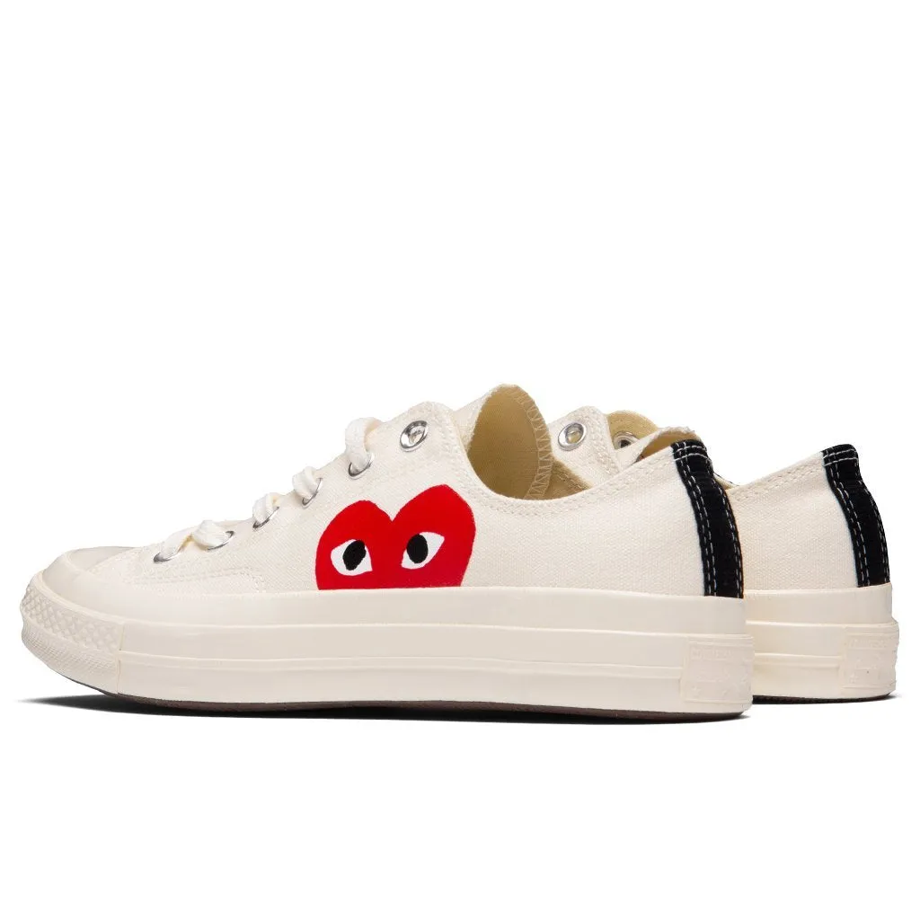 Converse x Comme Des Garcons PLAY All Star Chuck '70 Ox - White