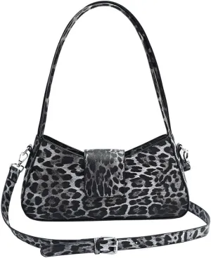Cute y2k Cheetah Handbags for Women, Fashion Shoulder Bag Hobo Bag Demure Y2k Classy Mcbling Leopard Print Sling Purse (Style 2)