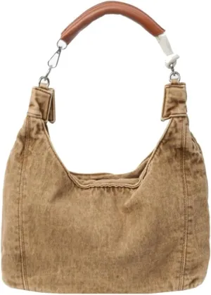 Denim Shoulder Bag Women Retro Canvas Tote Bag Casual Lightweight Top Handle Clutch Handbag Cute Hobo Bags Work Travel
