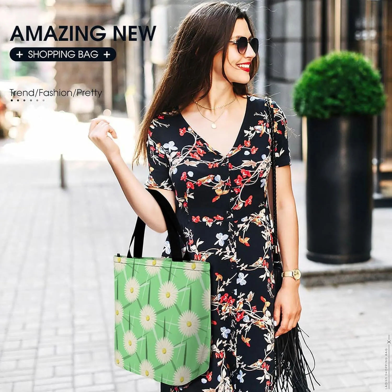 Doodle Cats Print Hobo Handbags With Zipper Women's Tote Handbags