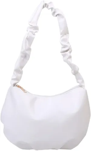 Elegant Mini Retro Shoulder Bag for Women Dumpling Handbag All Match Messenger Purse for Party and Travel Soft Material with Zipper Access Multiple Colors