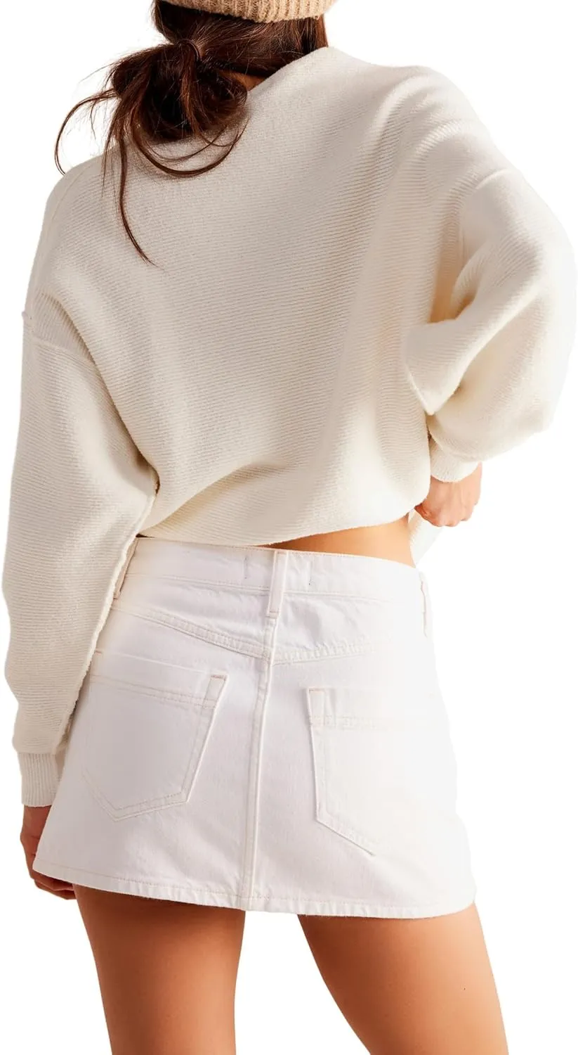 Free People Women's Wynne Denim Skirt