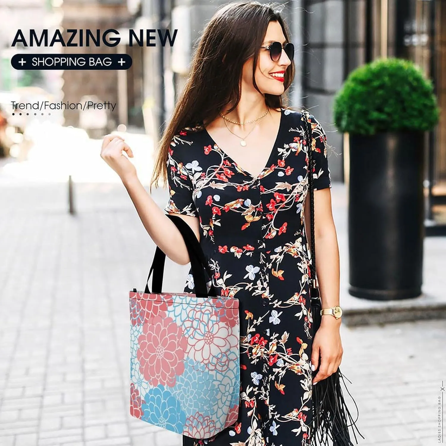 Halloweens Pattern Orange Black Hobo Handbags With Zipper Women's Tote Handbags