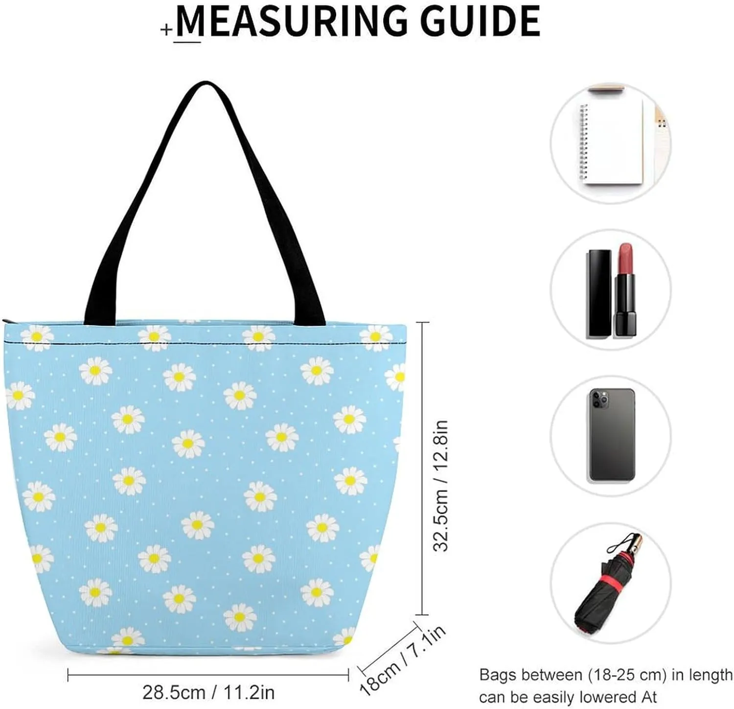 Halloweens Pattern Orange Black Hobo Handbags With Zipper Women's Tote Handbags