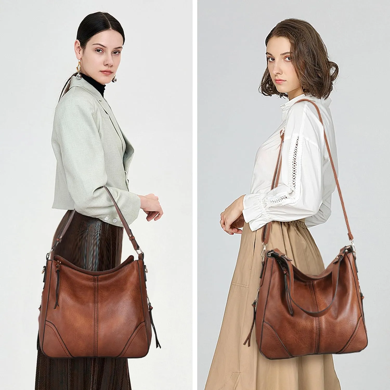 Handbags for Women Crossbody Bags Purses for Women Vegan Leather Shoulder Bag Hobo Bag for Travel Shopping