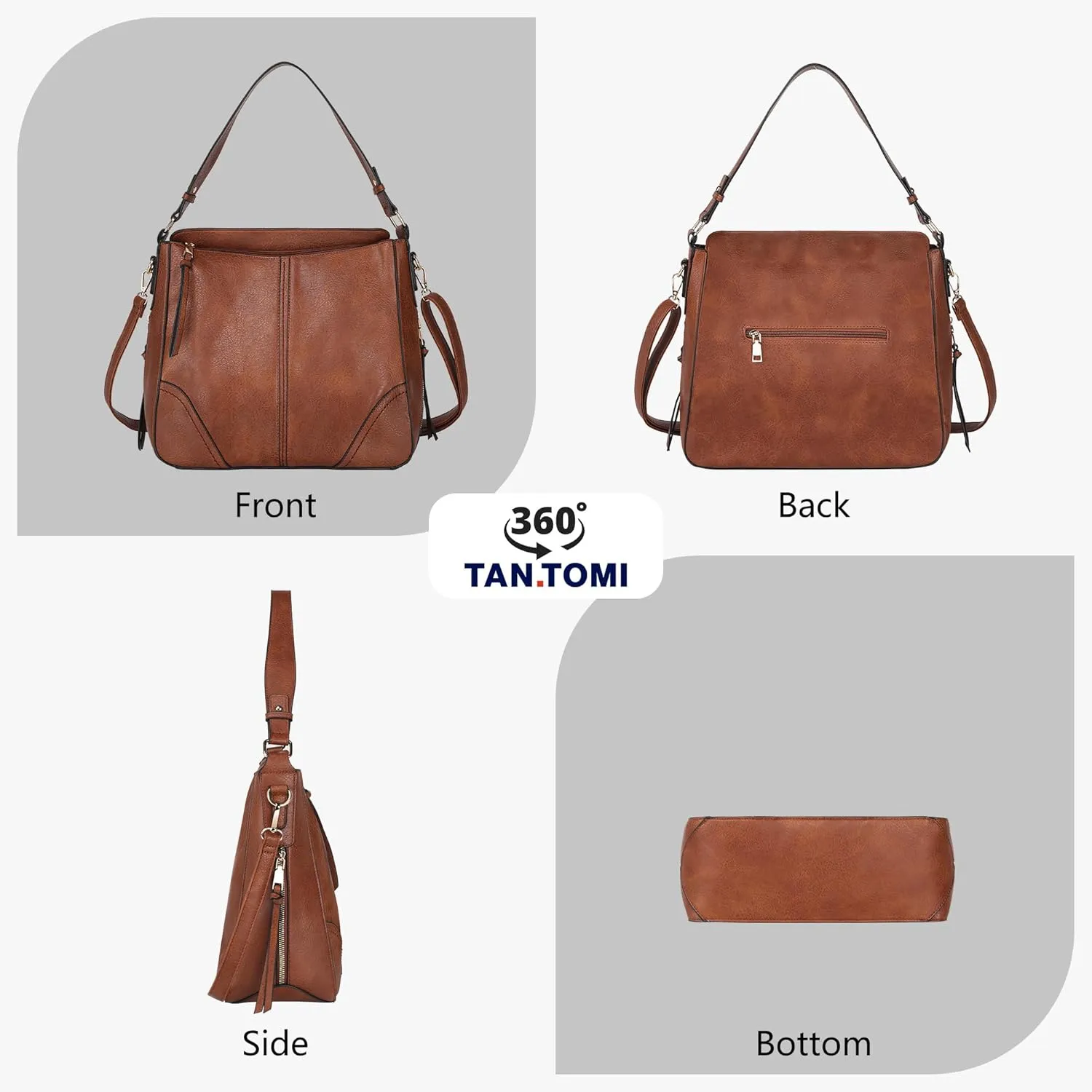 Handbags for Women Crossbody Bags Purses for Women Vegan Leather Shoulder Bag Hobo Bag for Travel Shopping