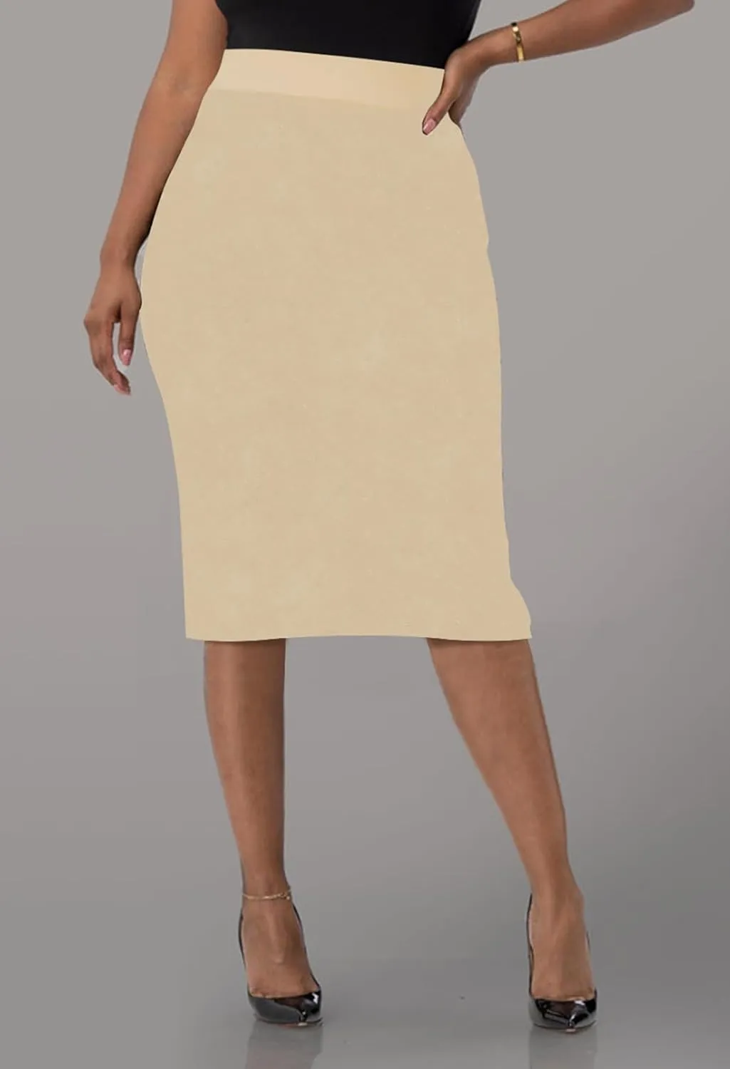 HUUSA Women 2 Piece Sweater Midi Pencil Skirt Set Fall Winter Split Dress Batwing Long Sleeve Oversized Top Casual Outfit