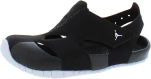 Jordan Flare (Infant/Toddler) Black/White 10 Toddler M