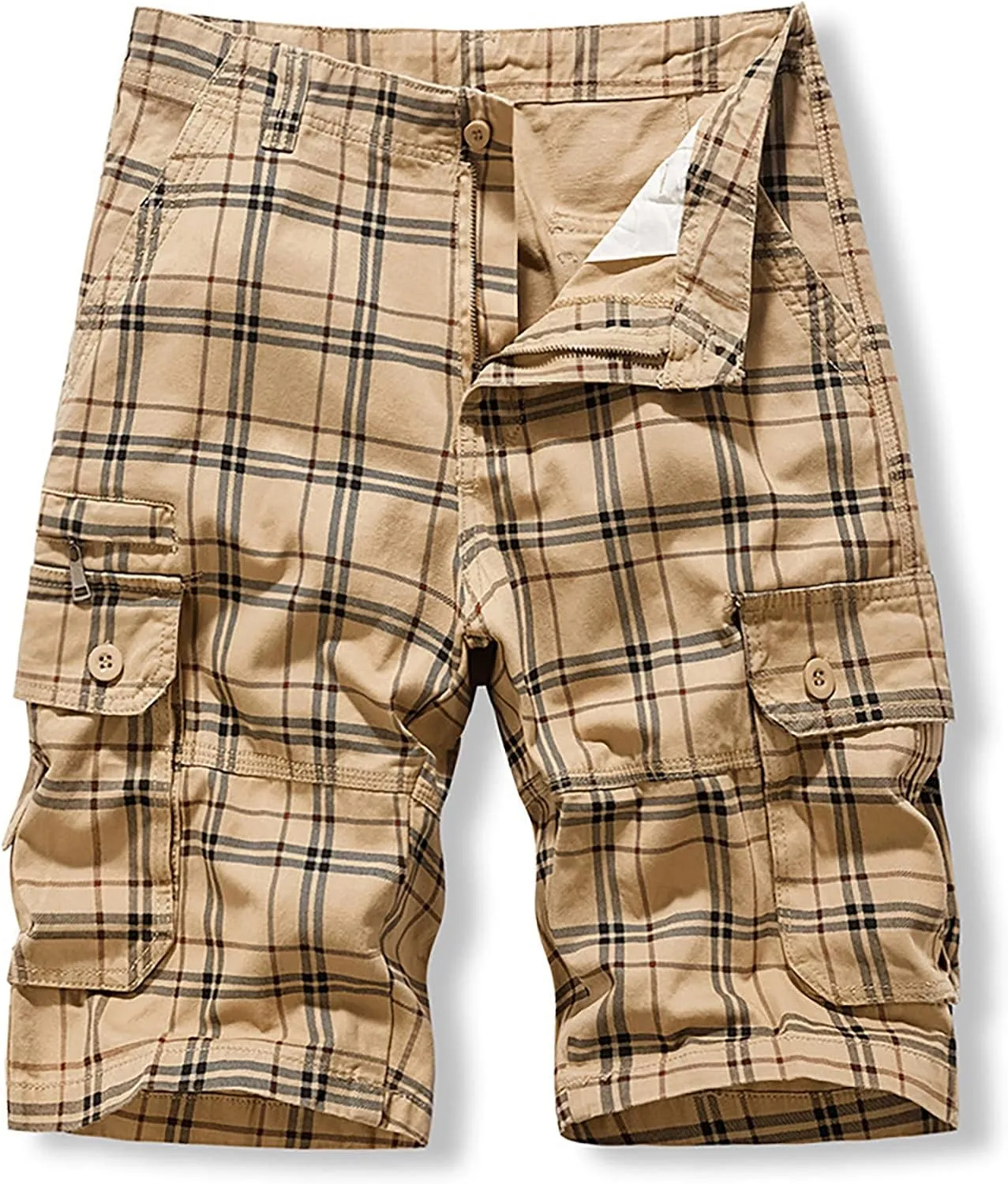 LCMTWX Men's Cargo Shorts with Multi-Pocket and Fashion Summer Leisure Pants Overalls Men's Pants Men Cargo Shorts with
