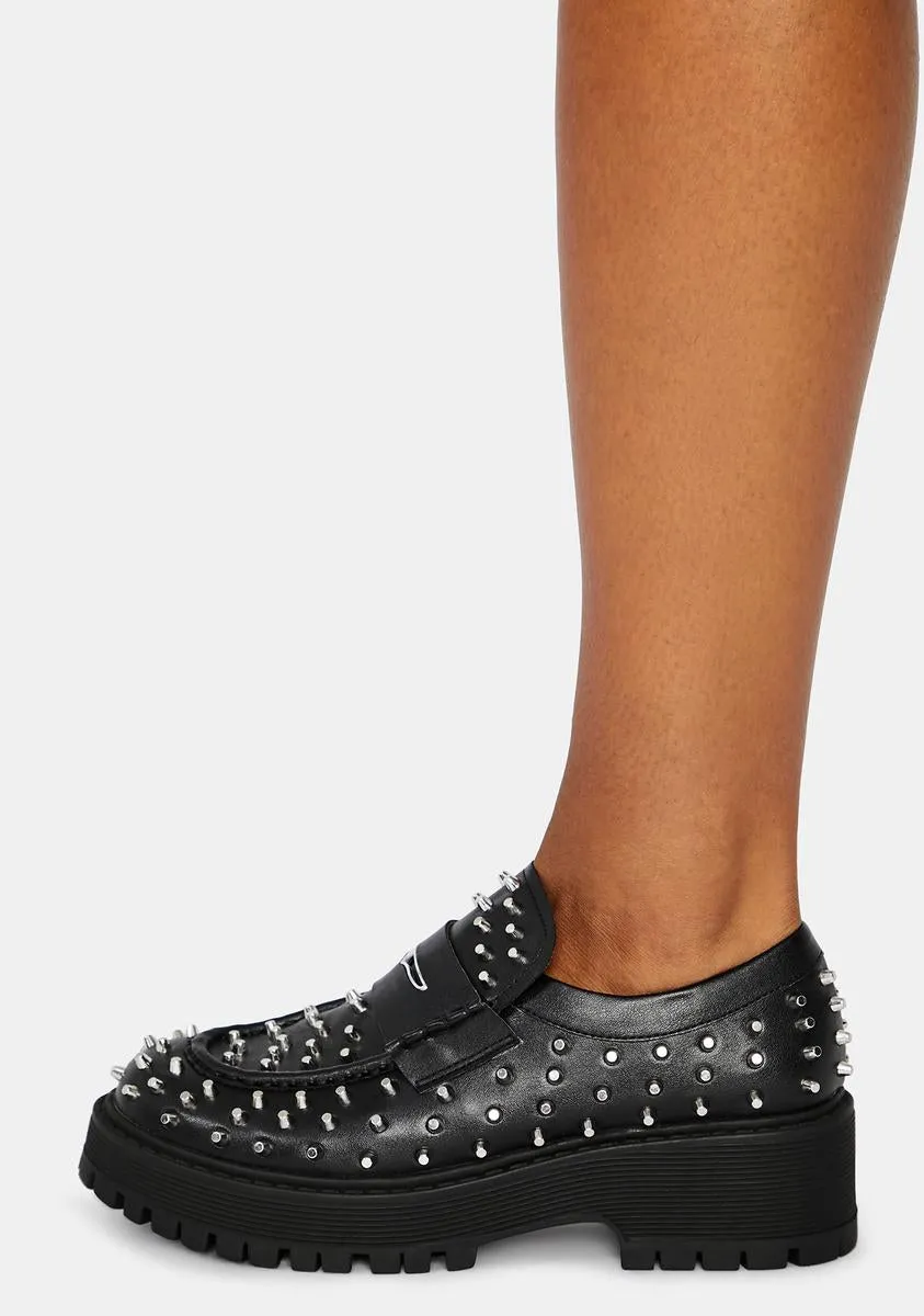 Malvern Studded Loafers