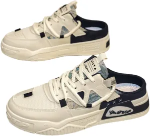Men's Breathable Casual Sneakers Trendy Thick Sole Sports Shoes, Lightweight & Stylish Low-Top Lace-Up for Running, Hiking & Everyday Wear