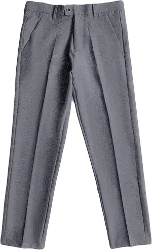 Men's Business Suit Pants Casual Pants Slim Fit Flex Flat Front Pant Stretch Tapered Chino Pants Trousers (29,Grey)
