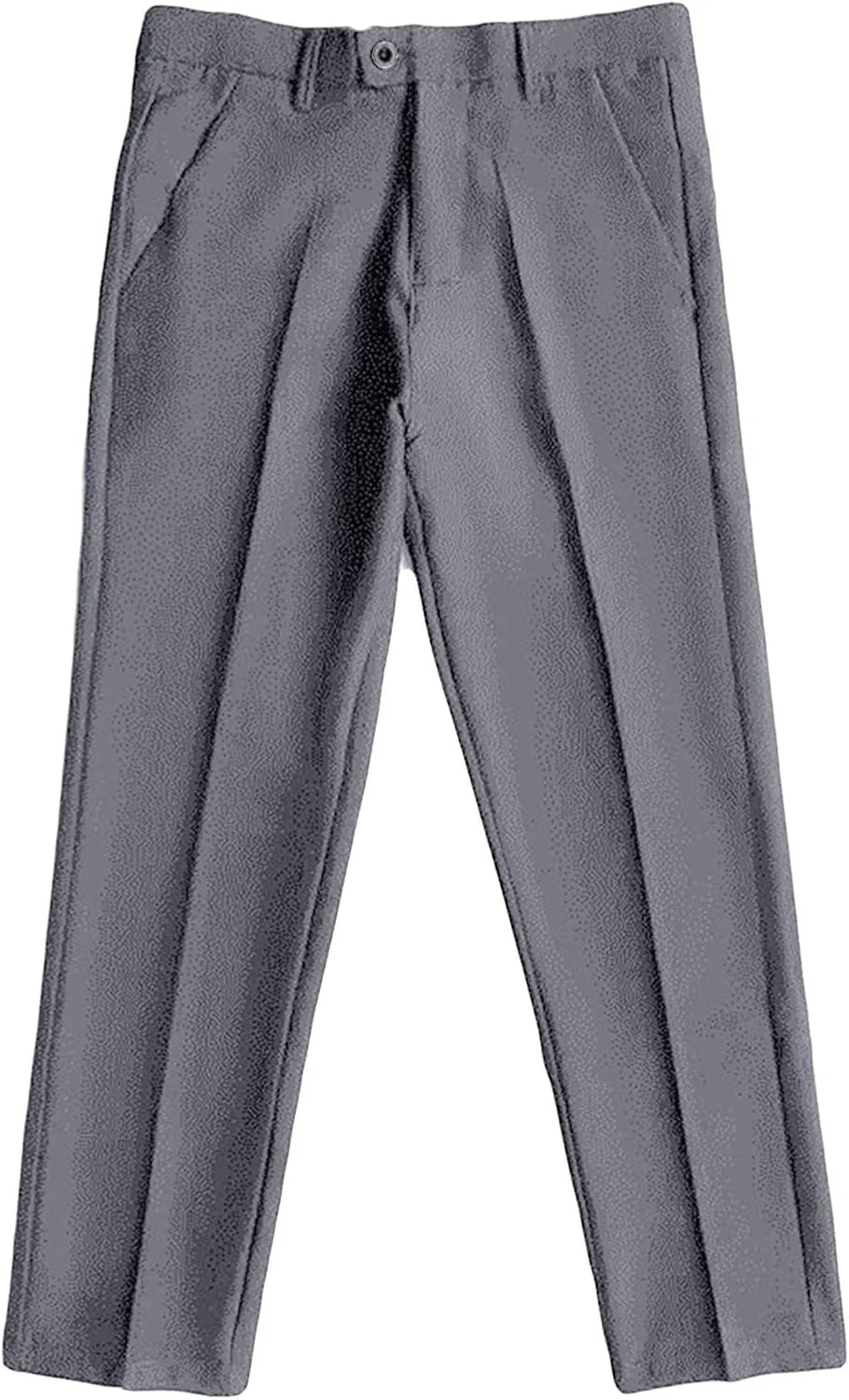 Men's Business Suit Pants Casual Pants Slim Fit Flex Flat Front Pant Stretch Tapered Chino Pants Trousers (29,Grey)