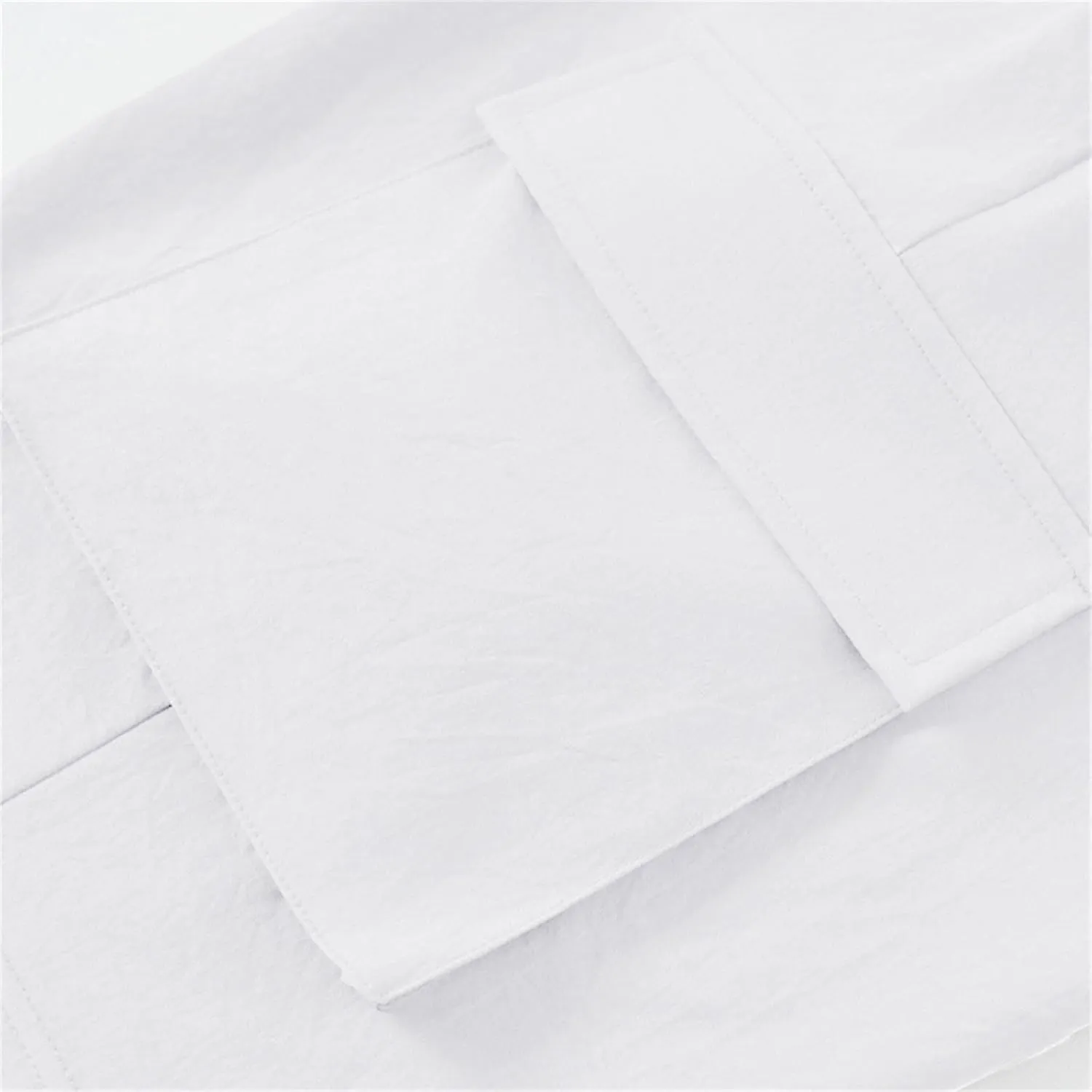 Men's Shorts Casual Cotton Linen Elastic Waist Summer Beach Vacation Shorts with Multi-Pocket