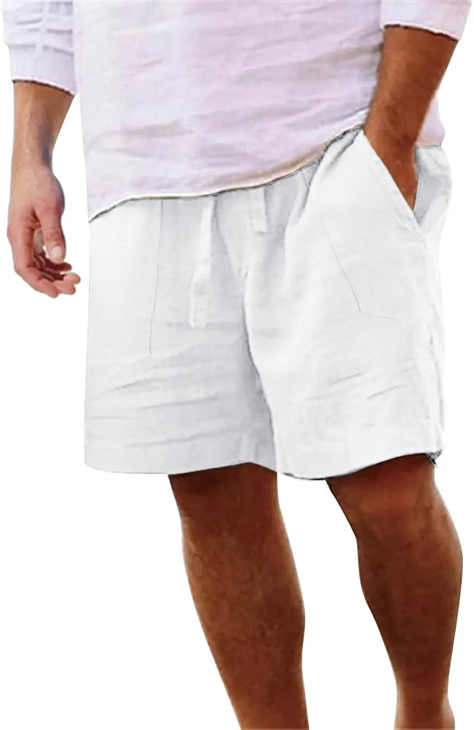 Men's Shorts Shorts Men's Sports Shorts Beach Shorts Casual Cotton Linen Shorts Big and Tall Mens Shorts Men's Mens