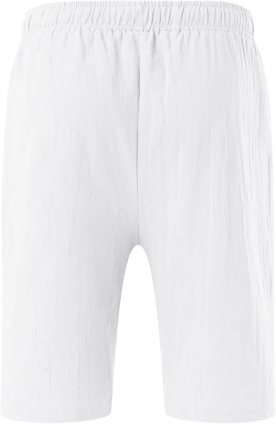 Men's Shorts Shorts Men's Sports Shorts Beach Shorts Casual Cotton Linen Shorts Big and Tall Mens Shorts Men's Mens