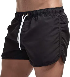 Men's Summer Shorts Lightweight Slim-Fit 5" Flat-Front Drawstring Walk Shorts Comfort Beach Stretch Chino Short