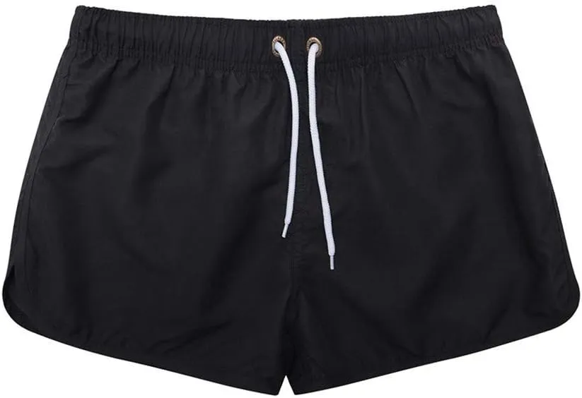 Men's Summer Shorts Lightweight Slim-Fit 5" Flat-Front Drawstring Walk Shorts Comfort Beach Stretch Chino Short