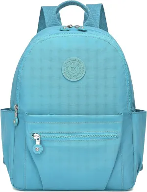 Mini Backpack Purse for Women, Waterproof Stylish Daypack Cute Shoulder Bag, Lightweight Small Casual Daily Travel Backpack, Lady Gifts for Work College Trip, Sky Blue
