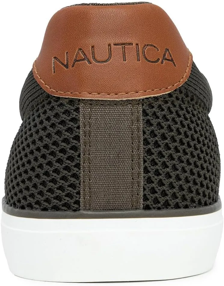 Nautica Men's Slip-On Sneakers  Breathable Knit Casual Walking Shoes, Lightweight Comfort Fashion Loafers - Kotor
