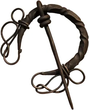 NauticalMart Medieval Brooch Renaissance Cloak Pin Knotted Ring Knight Armour