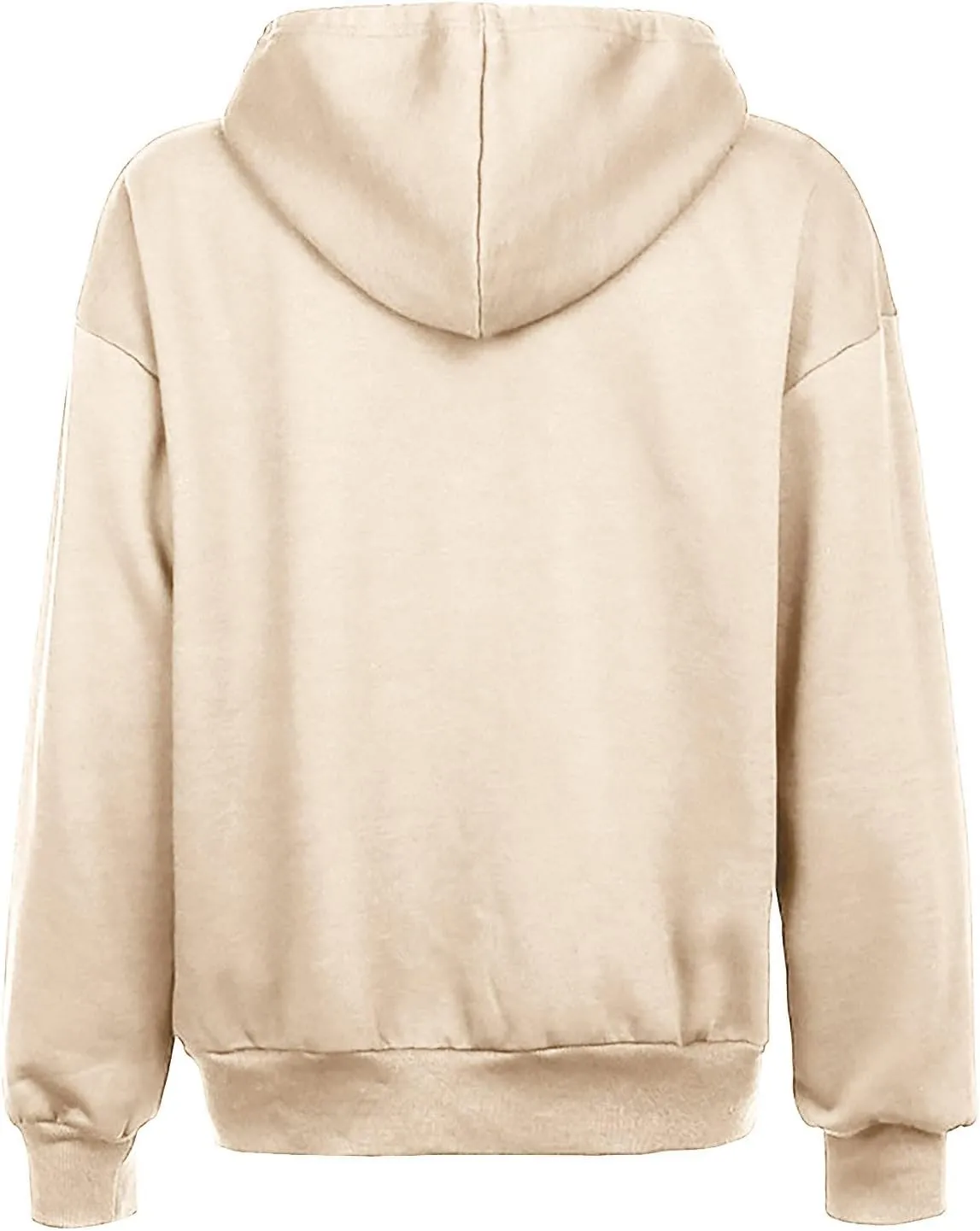 Oversized Zip Up Hoodies for Women Casual Drawstring Teen Girl Y2K Sweatshirts Long Sleeve Fall Jackets With Pockets