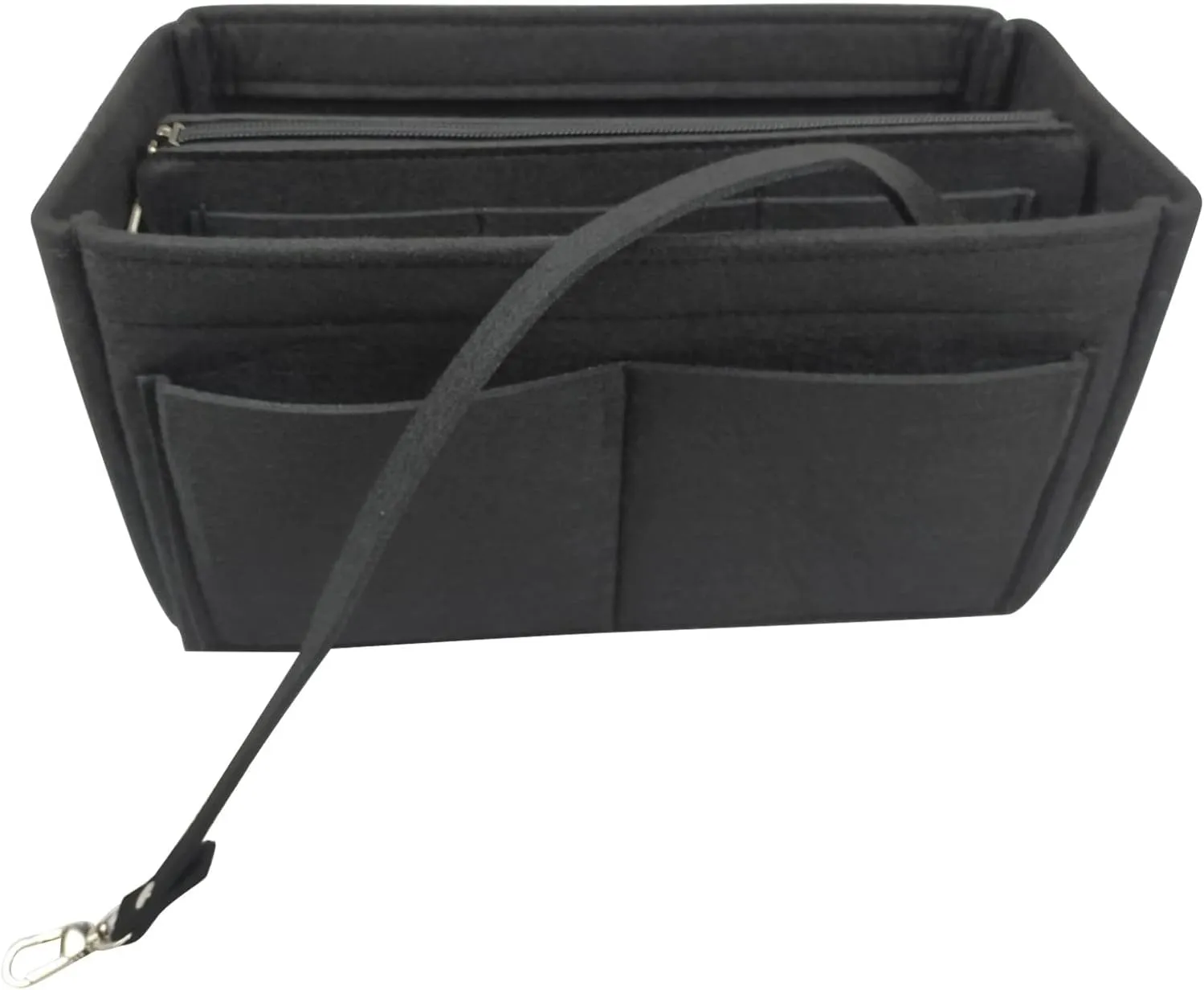 Purse Organizer Insert Felts Makeup Cosmetic Bag In Bag Handbag Tote Compartment Storage Makeup Bag Checke