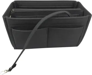 Purse Organizer Insert Felts Makeup Cosmetic Bag In Bag Handbag Tote Compartment Storage Makeup Bag Checke