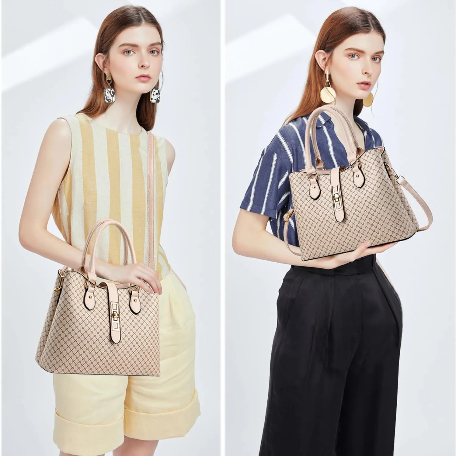 Purses and Handbags for Women Crossbody PU Leather Tote Top Handle Satchel Shoulder Bags