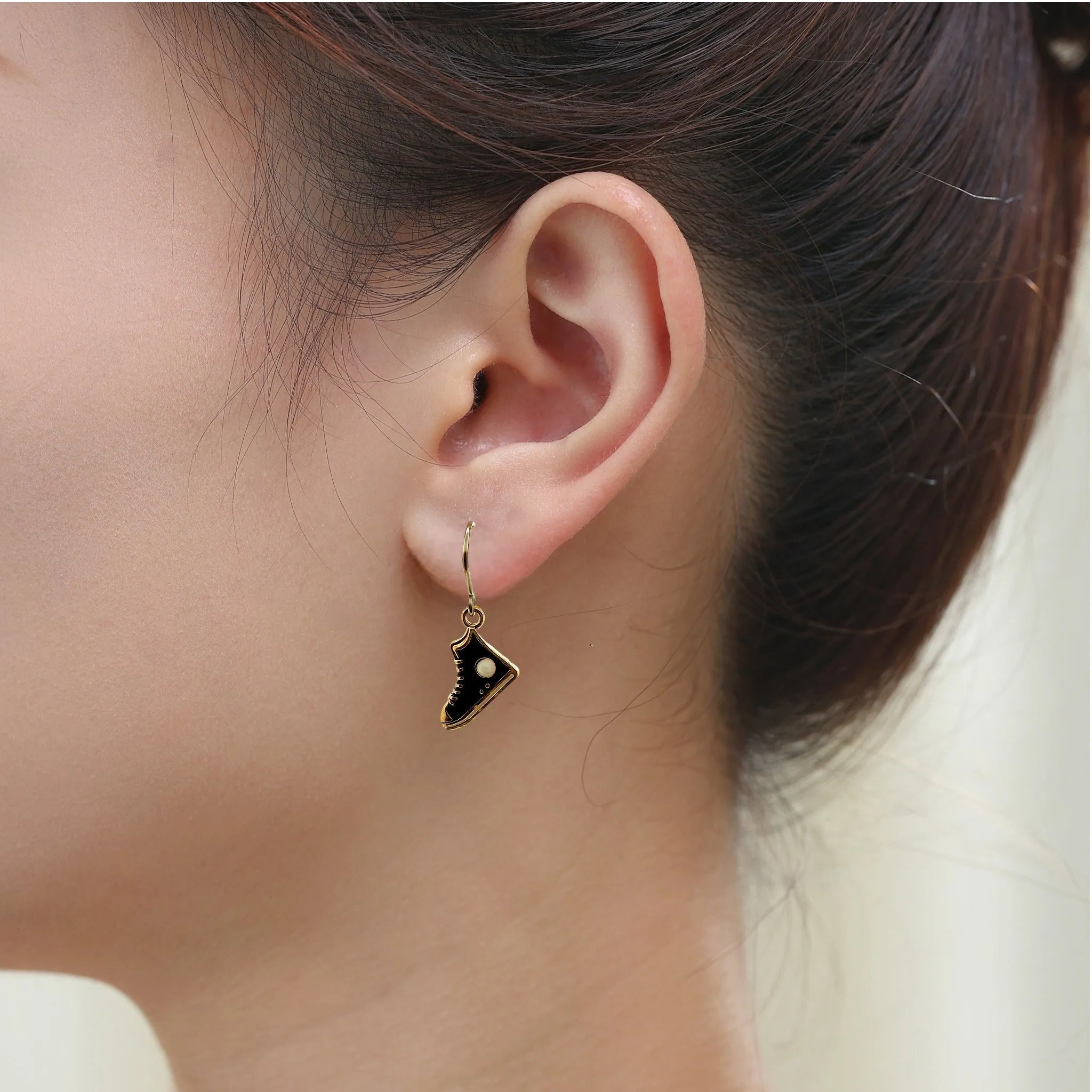 Running Shoe Charm Drop Earrings