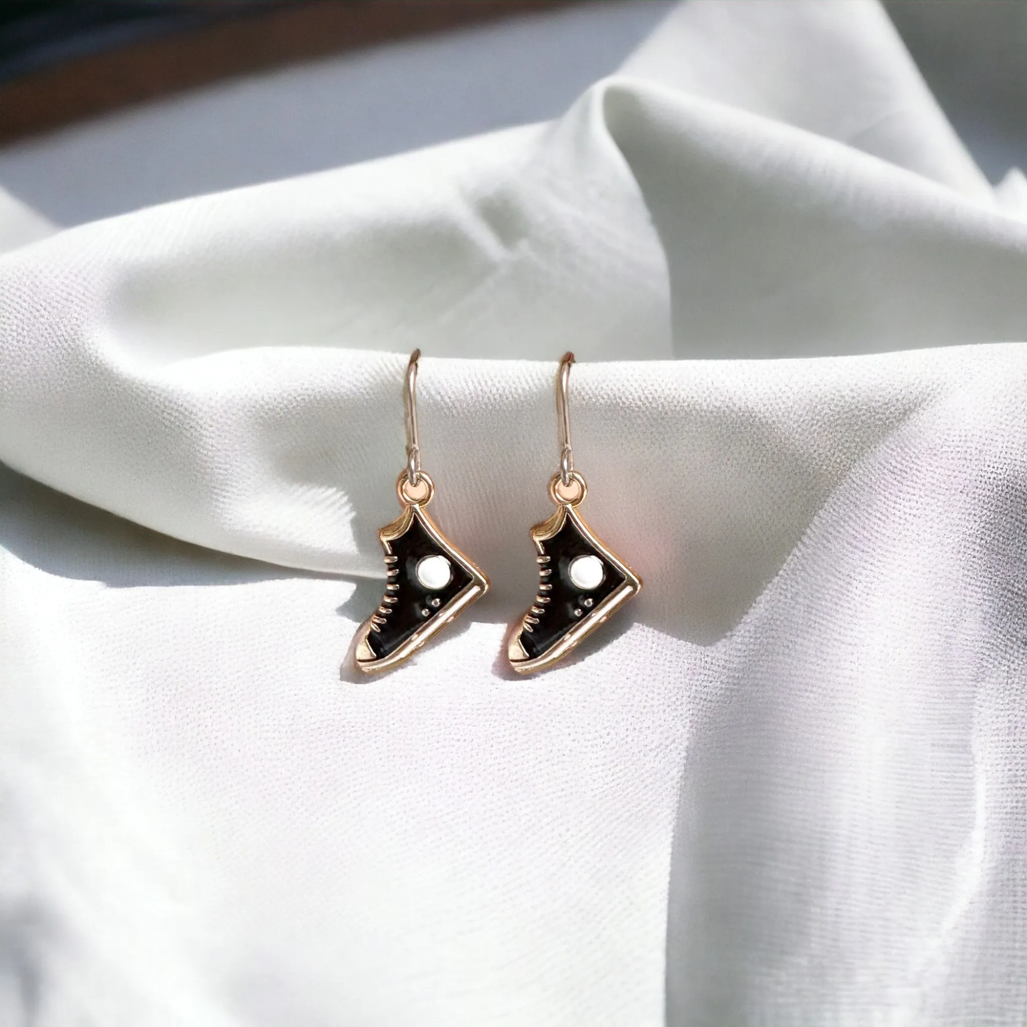 Running Shoe Charm Drop Earrings