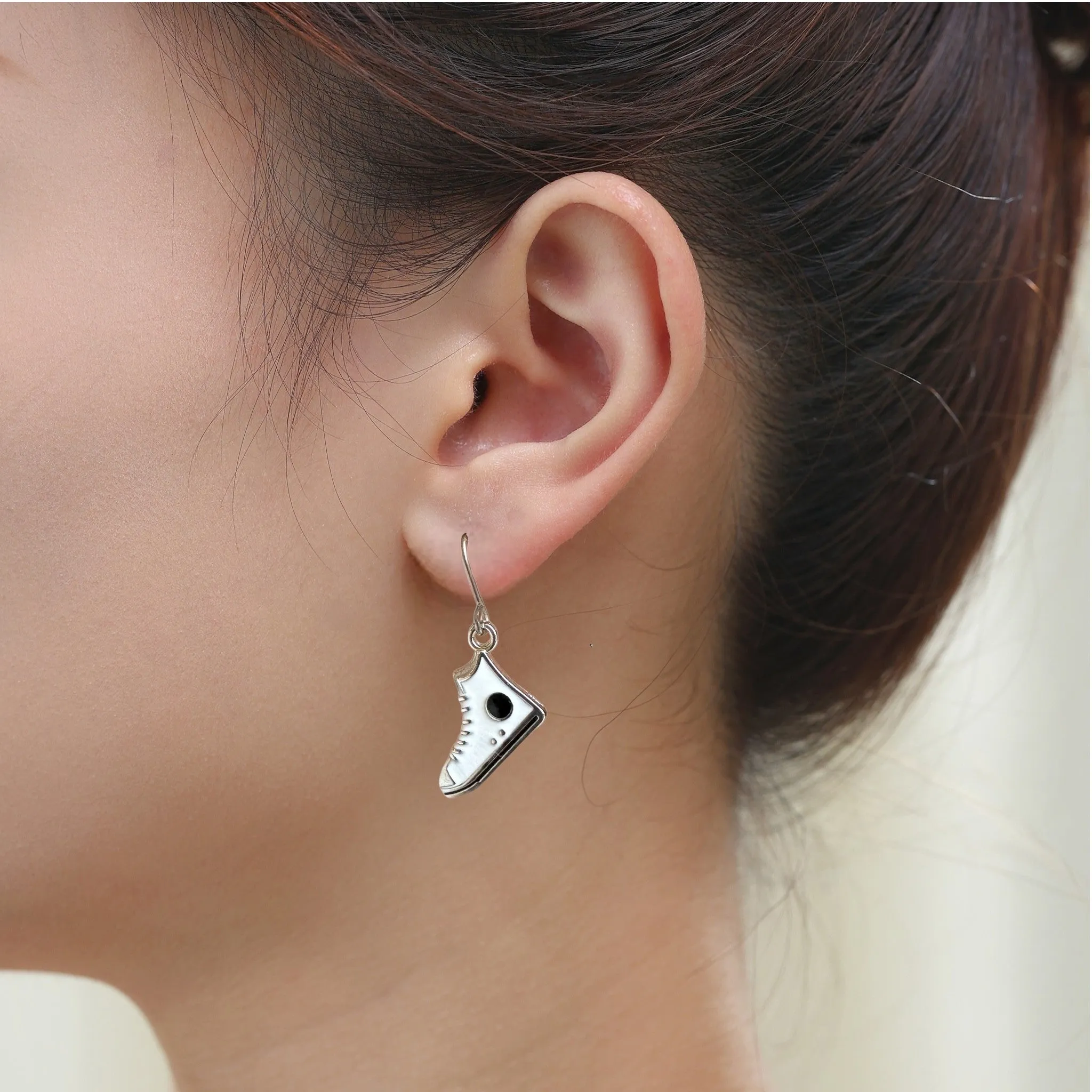 Running Shoe Charm Drop Earrings