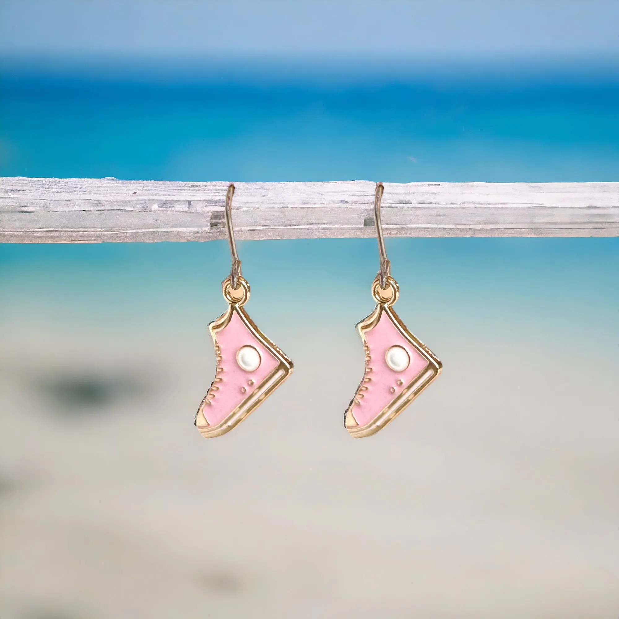 Running Shoe Charm Drop Earrings