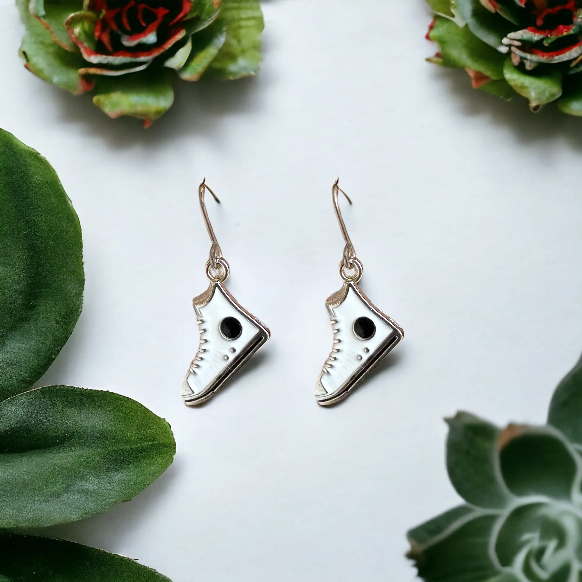 Running Shoe Charm Drop Earrings