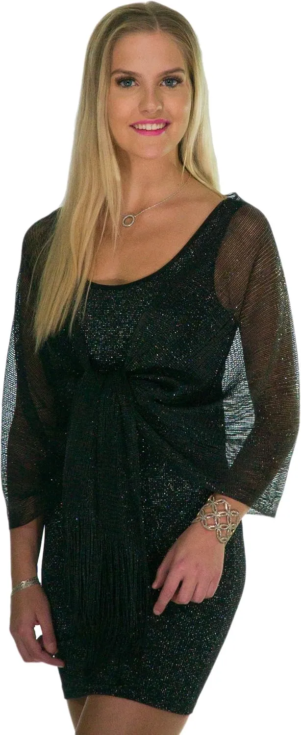 ShineGlitz Shawls and Wraps for Evening Dresses, Metallic Glitter Shawls for Women, Sparkling Wedding Giving Shawl Gift