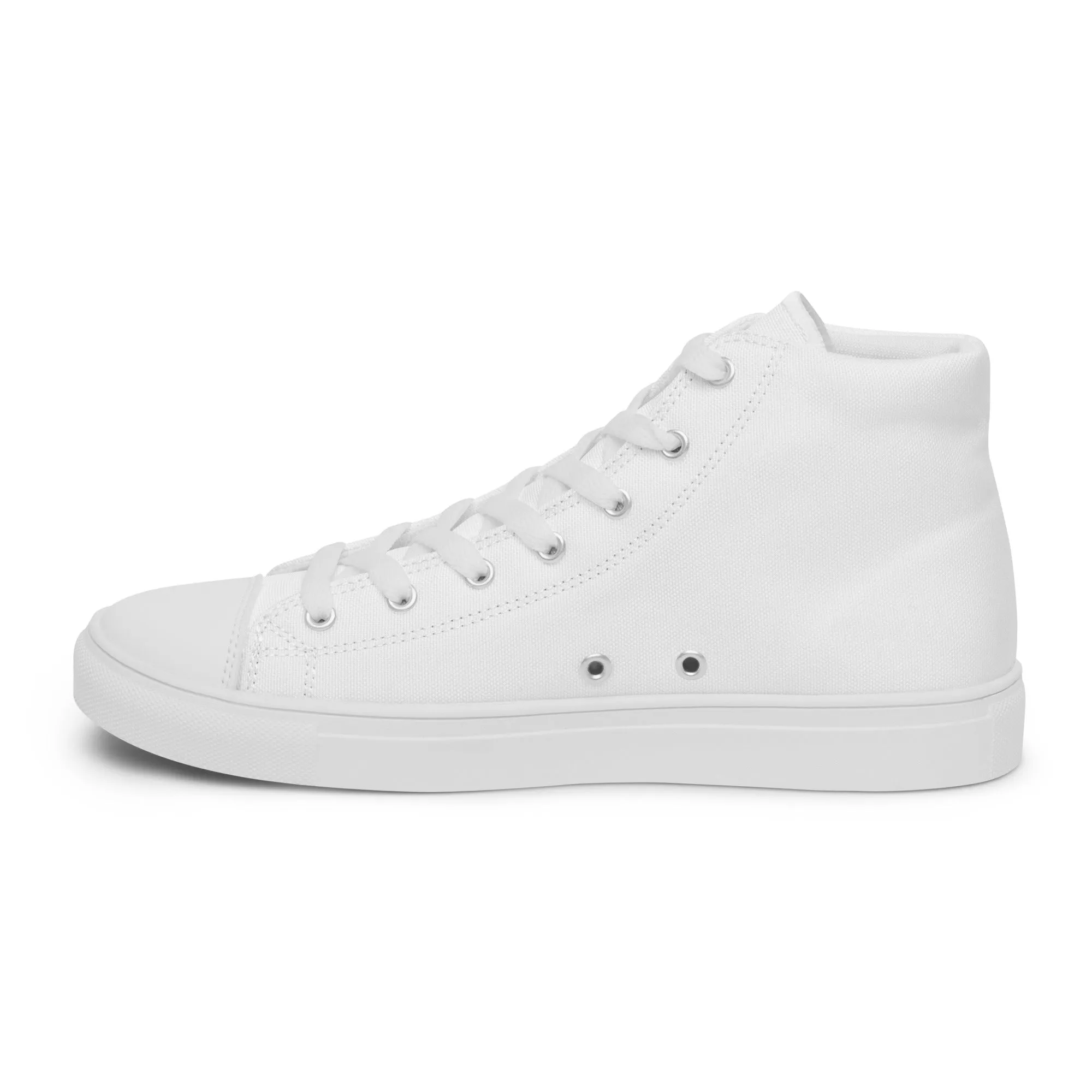 Snooty Fox Art Women’s High Top Canvas Shoes - Snooty Fox Art Logo